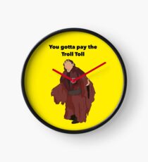 Troll Toll Design Clock