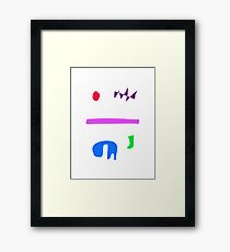 I Forget Framed Print