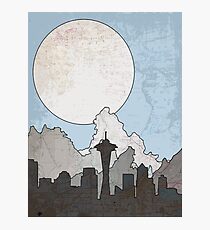 Map to the Pacific Northwest Photographic Print