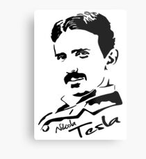 Nikola Tesla Metal Print