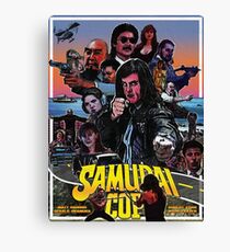 Samurai Cop Canvas Print