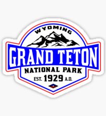GRAND TETON NATIONAL PARK WYOMING MOUNTAINS 2 Sticker