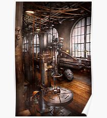 Machinist - Industrial Drill Press Poster