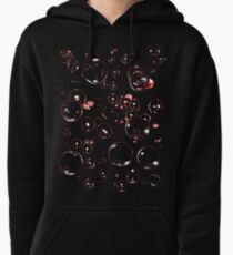Red Bubbles Pullover Hoodie