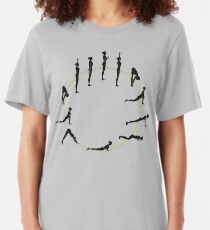 Yoga Sun Salutation Slim Fit T-Shirt
