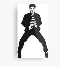 Elvis The Pelvis Metal Print