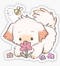 spring puppy Sticker