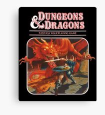 DUNGEONS AND DRAGONS RED BOX Canvas Print