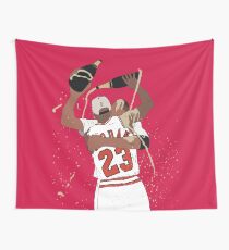 Michael Jordan And Scottie Pippen Celebration Wall Tapestry