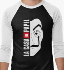 LA CASA DE PAPEL MASK Men's Baseball ¾ T-Shirt