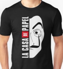 Camiseta ajustada MÁSCARA DE LA CASA DE PAPEL