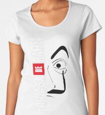 LA CASA DE PAPEL MASK Women's Premium T-Shirt