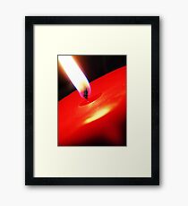 Candle Framed Print
