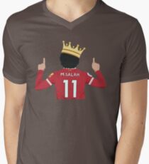 Mo Salah Egyptian King Liverpool FC Design Men's V-Neck T-Shirt