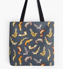 chub geckos in dark grey Tote Bag