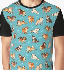 shibes in blue Graphic T-Shirt
