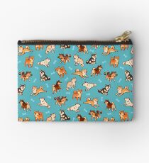 shibes in blue Studio Pouch