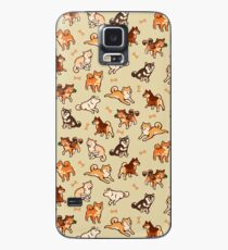 shibes in cream Case/Skin for Samsung Galaxy