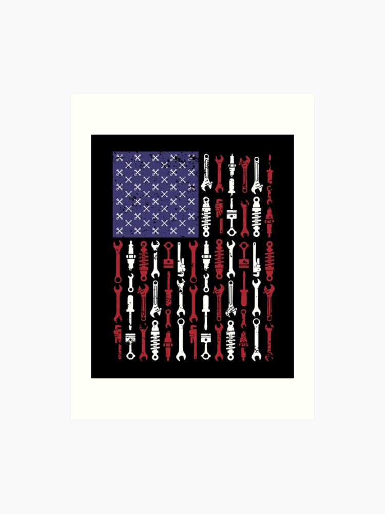 Diesel Mechanic Tools >> Auto Diesel Mechanic Flag Mechanics Tools Art Print By Printedkicks Diesel Mechanic Tools >> Auto Diesel Mechanic Flag Mechanics Tools Art Print By Printedkicks