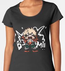 Mein Held Academia: Katsuki Bakugo - BOOOM !! Frauen Premium T-Shirts