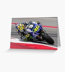 Valentino Rossi at Circuit Of The Americas 2014 Greeting Card