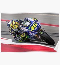Valentino Rossi at Circuit Of The Americas 2014 Poster