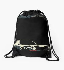 Minimalistischer Porsche Turnbeutel