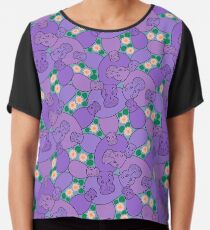 Hippo Pond - Purple Chiffon Top