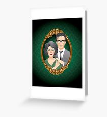George & Martha Greeting Card