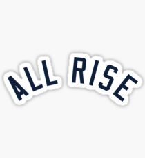 All Rise Jersey Script Sticker