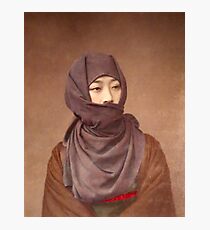Girl in winter costume, Meiji Period, Japan Photographic Print
