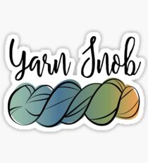 Yarn Snob Sticker
