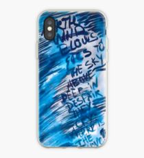 Watercolor with words iPhone Case