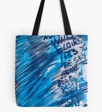 Watercolor with words Tote Bag