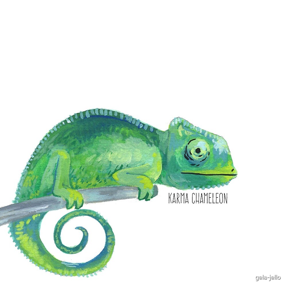 "Karma Chameleon" by gelajello Redbubble