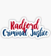 Radford Criminal Justice Sticker