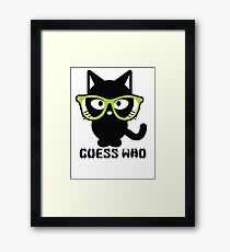 Guess Who Framed Print
