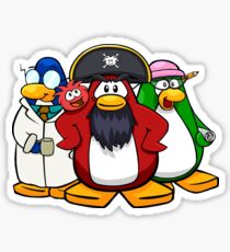 Club penguin mascots Sticker