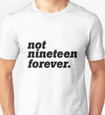 Courteeners - Not Nineteen Forever Unisex T-Shirt