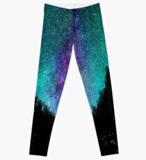 Calvin and Hobbes Galaxy Night Leggings
