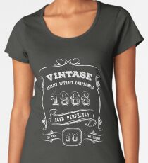 Vintage 1968 - 50th Birthday Gift Idea Women's Premium T-Shirt