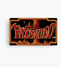 Faxanadu - NES Title Screen Canvas Print