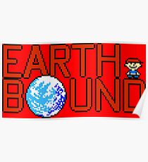 Earth Bound - NES Title Screen Poster