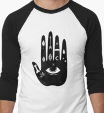 Camiseta ¾ bicolor para hombre Mano mágica
