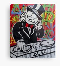 DJ Rich Uncle Pennybags Metal Print