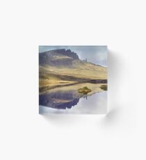 Reflection of Storr Acrylic Block