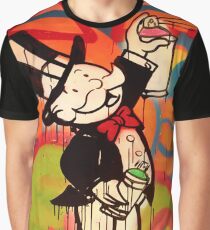 Spray Paint - Rich Uncle Pennybags Graphic T-Shirt