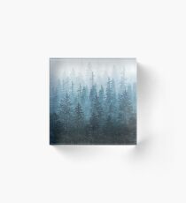 My Misty Secret Forest Acrylic Block