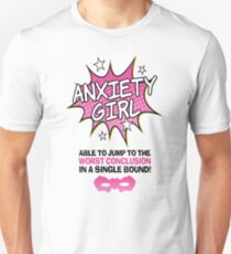 Camiseta unisex Chica de ansiedad
