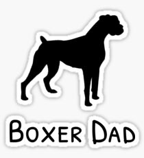 Boxer Dad Sticker